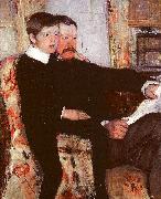 Mary Cassatt, Alexander J Cassatt and his son Robert Kelso